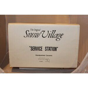 Dept 56 Snow Village - (Big Bill's) Service Station